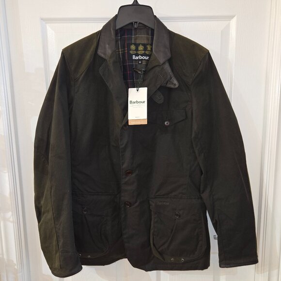 Barbour Beacon Sports Waxed Jacket - Picture 1 of 14